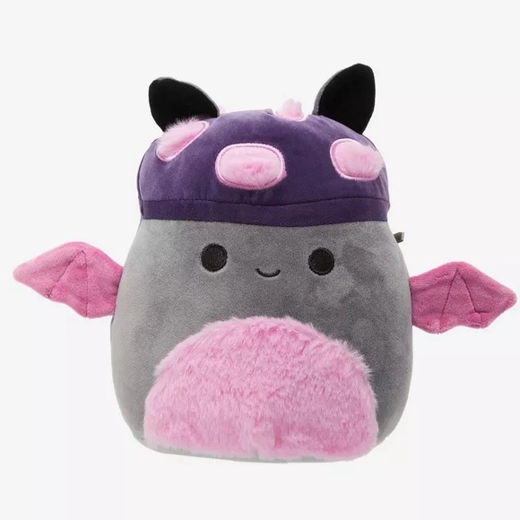 ⚡️NWT 8” Franco the Fuzzy Mushroom Bat Squishmallow - Picture 5 of 7